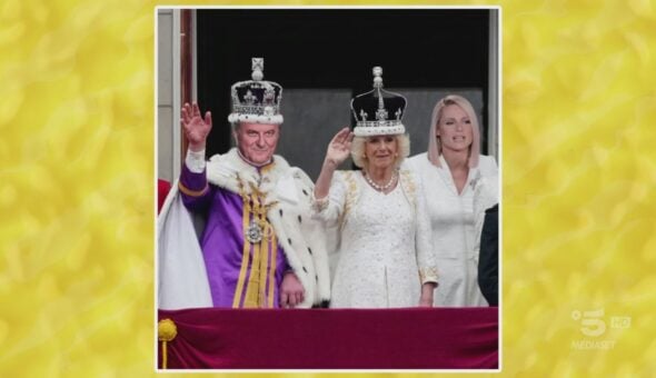 Gerry e Michelle all'incoronazione di Carlo III